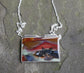 Otherworldly Sunrise — A Landscape Jasper Pendant Necklace in Sterling Silver