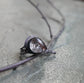 Galaxy’s Stardust — A Super Seven Teardrop Ring in Sterling Silver — Size 5