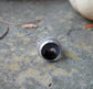 Tie into the Moonlight — A Dendritic Agate Landscape Ring in Sterling Silver — Size 6 1/2