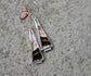 Dotted Landscape — A Pair of Dendritic Agate Dangle Earrings in Sterling Silver