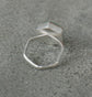 Frozen in Time: Saturn’s Storm — A Bridewell Stone Ring in Sterling Size 8 3/4 to 9