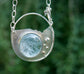 Frozen in Time: Summer’s Ice — A Bridewell Stone Pendant Necklace in Sterling and 14kt Gold