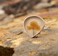 Wonder of One — A Dendritic Agate Ring in Sterling Silver — Size 6 1/4