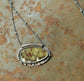 Forest Magic — A Moss Agate in Oxidized Silver Pendant Necklace